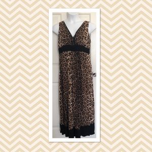 Karen Kane Leopard Maxi Dress 1X